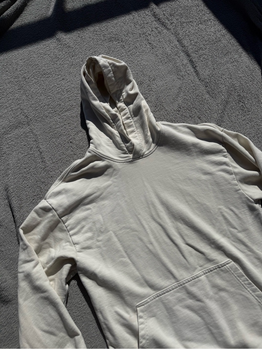 H&M Cream Men's Hooded Sweatshirt - Picture 2 of 4
